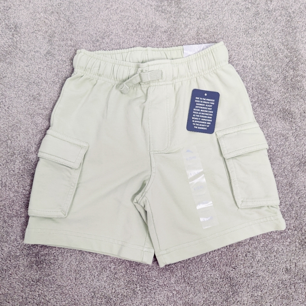 Tommy Bahama Boy's Cargo Shorts in Green Cotton Gorpcore NEW Size Youth Small